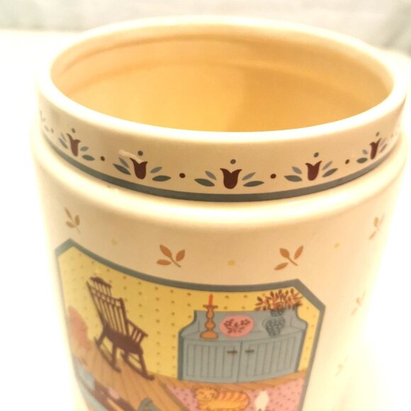 Our Home Canister National Housewares David Davir Kitchen Jar Rocking Chair 80s - Picture 11 of 11